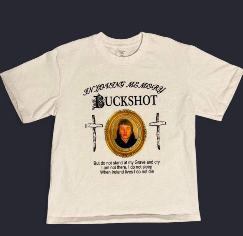In loving memory buckshot tee
